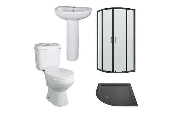 washbasins, toilets, shower cabins